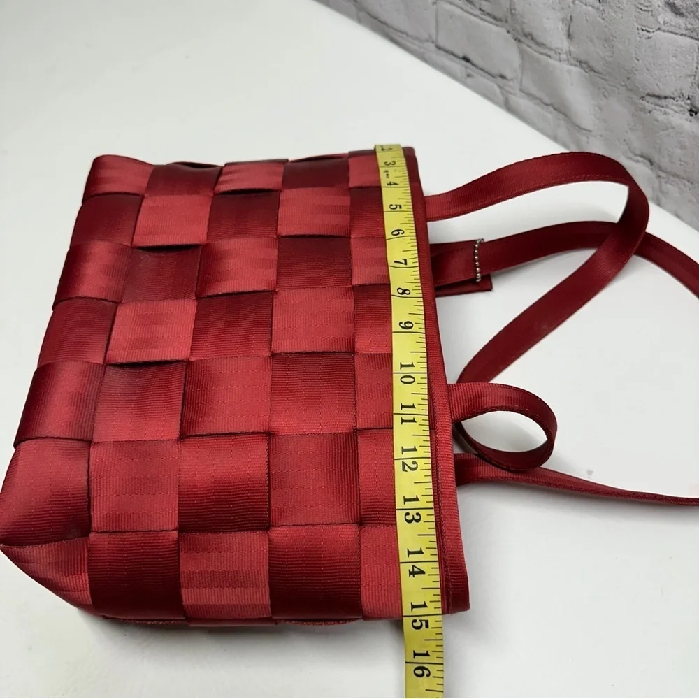 Harveys seatbelt Red Checkered Tote Bag